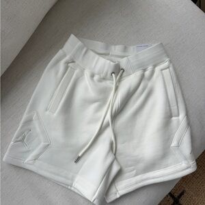 Jordan/ Nike Women's White Shorts